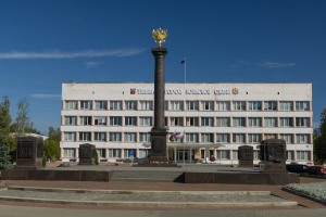 Площадь Мерецкова, стела "Город воинской славы"